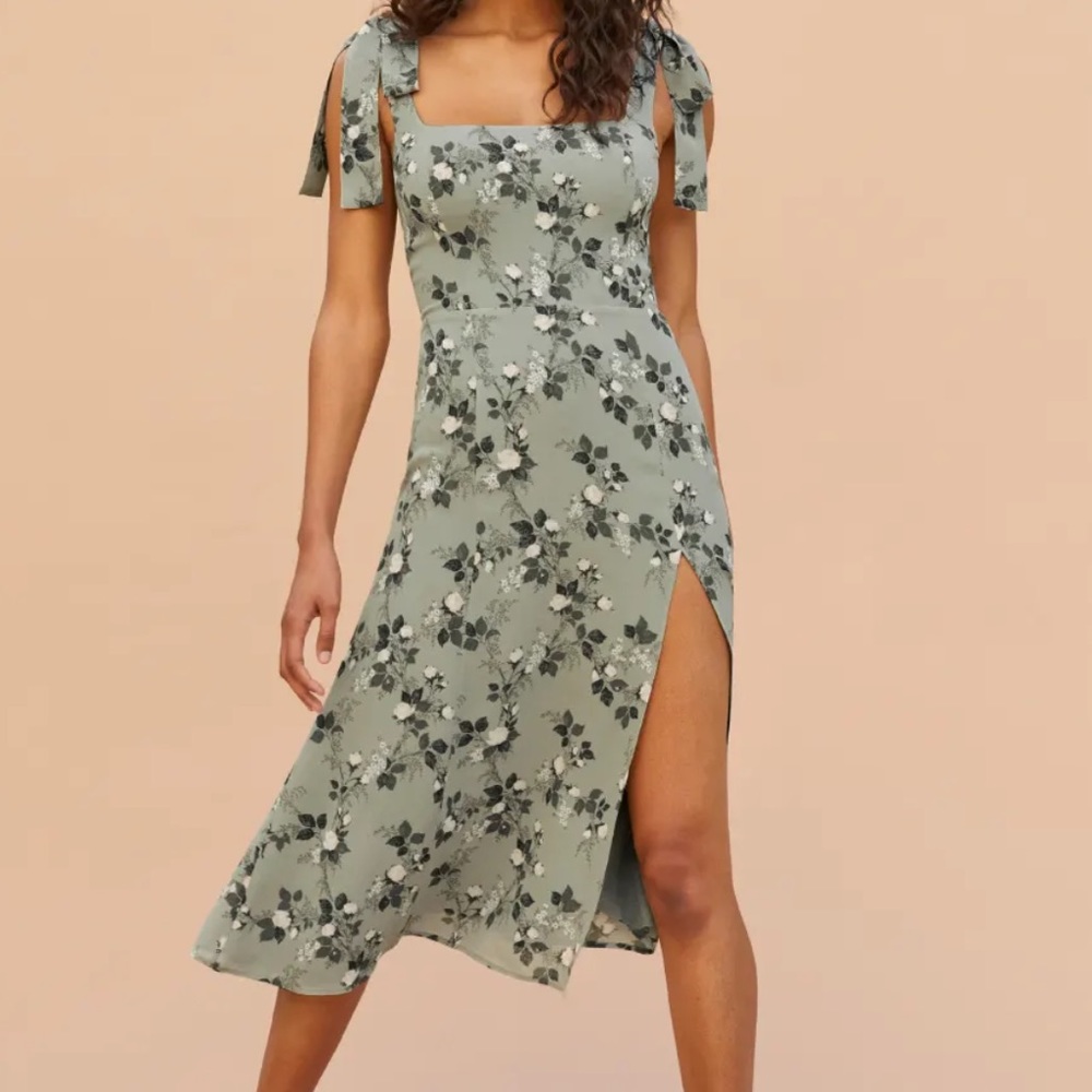 The Reformation Twilight Dress Verde. NWOT size 12 pristine